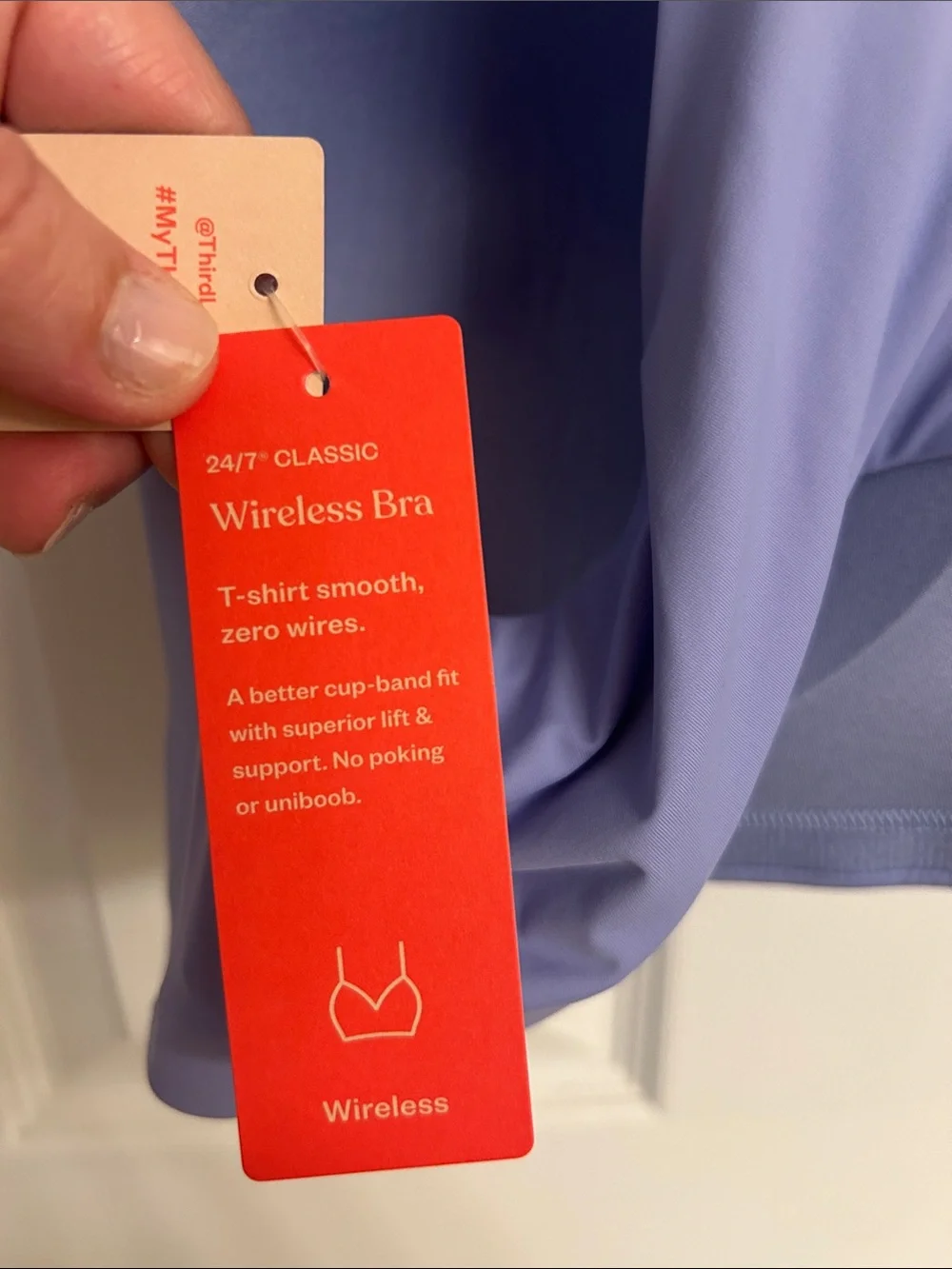 ThirdLove 24/7 Classic Wireless Bra Bluebird Size 2X